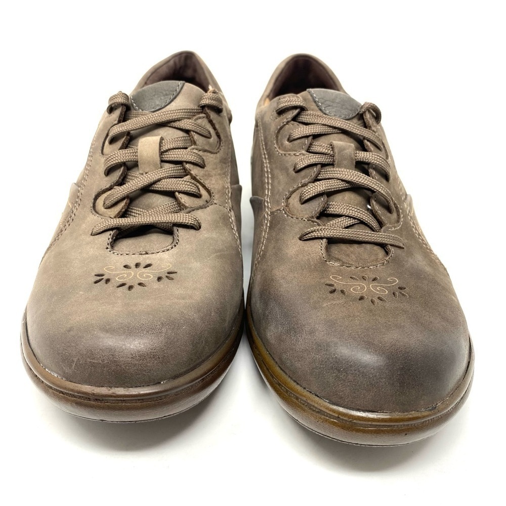 Aravon Delilah Leather Lace Up stone NARROW - Picture 3 of 7